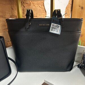 Michael kors large Winston leather zip tote